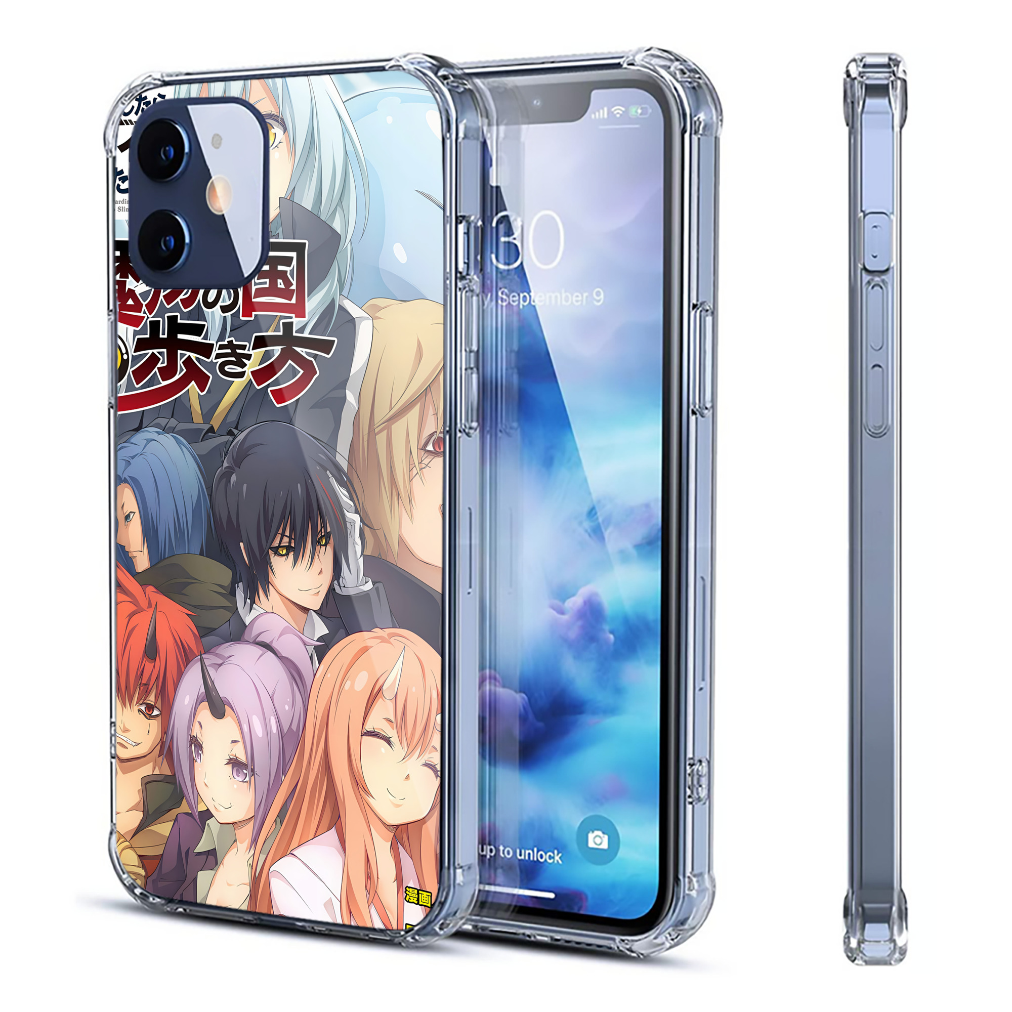（画像用） 転スラ Regarding Reincarnated to Slime 【iPhone 12シリーズ対応】透明スマホケース（クリアソフトケース）